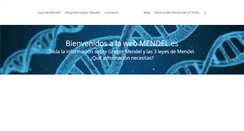 Desktop Screenshot of mendel.es